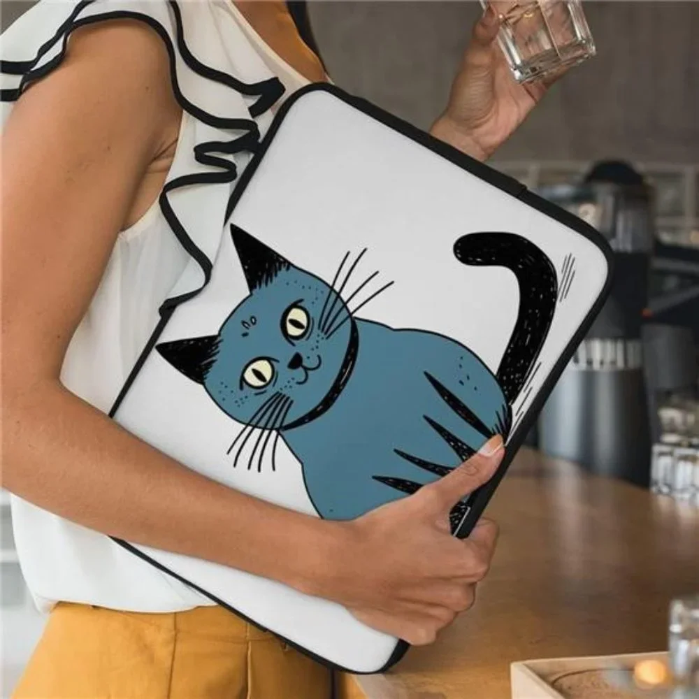 Cat Doodle Art Mac Book Pro 14